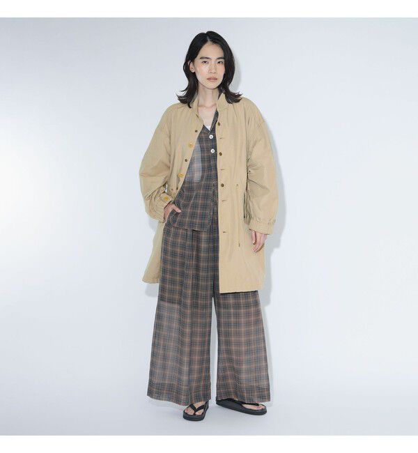 BEAMSBOY「maturely / メモリー ツイル ミリタリー コート」|ダッフルコート|