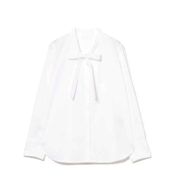 Demi-Luxe BEAMS 「コットン リボンタイ シャツ」|シャツ・ブラウス|