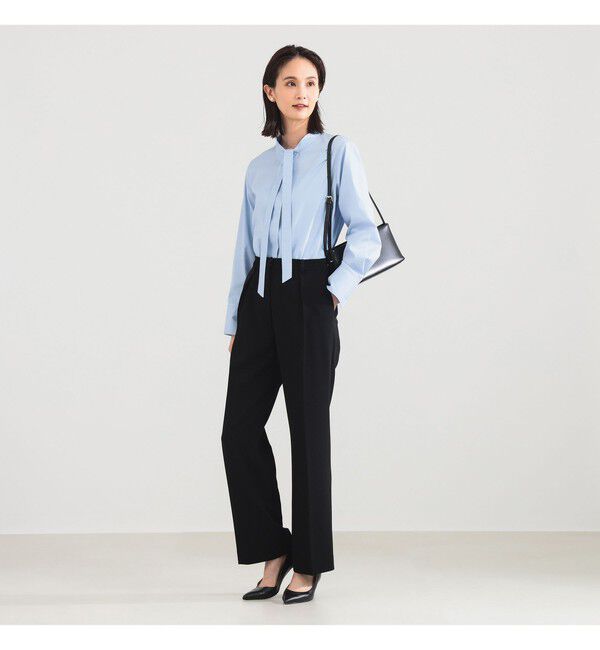 Demi-Luxe BEAMS 「コットン リボンタイ シャツ」|シャツ・ブラウス|