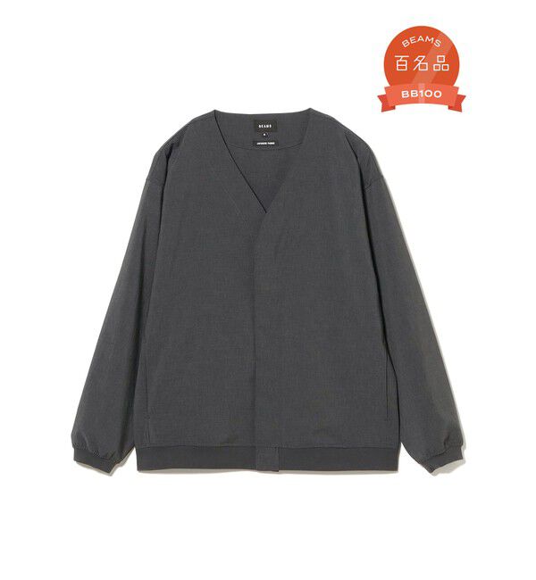 BEAMS「EVALET(R) カーディガン」|スウェット・ジャージ|CHARCOAL.G