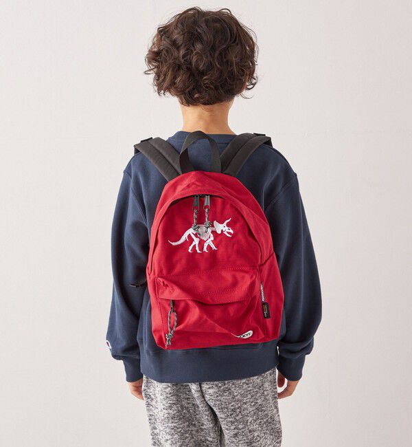 SHIPS any「【SHIPS any別注】OUTDOOR PRODUCTS: 刺繍 バックパック<KIDS>◇」|リュック|レッド