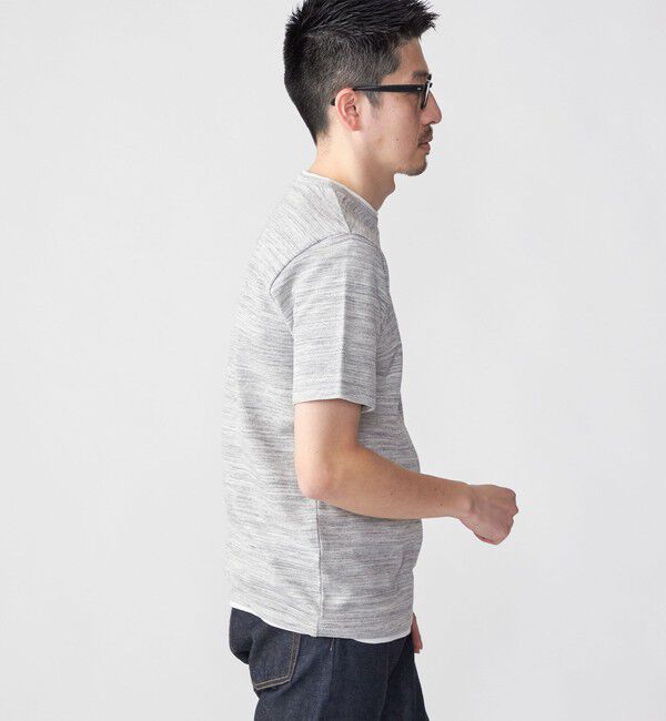 SHIPS「SHIPS: フェイクレイヤード ピケ クルーネック Tシャツ」|Tシャツ・カットソー|