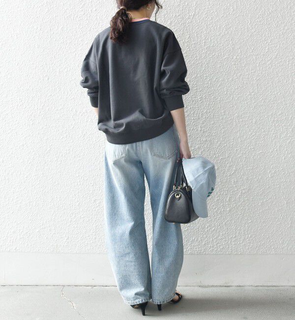 SHIPS any「SHIPS any:〈洗濯機可能〉USAコットン 裏毛 ワッペン ライン スウェット」|スウェット・ジャージ|