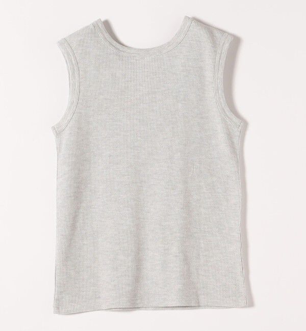 SHIPS any「《一部追加予約》SHIPS any:〈洗濯機可能〉ワッフル ヘンリーネック 2WAY ノースリーブ TEE」|タンクトップ|