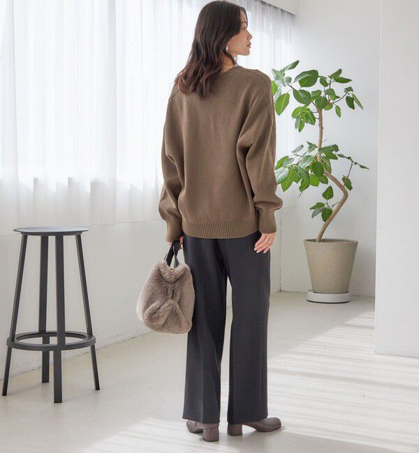 SHIPS for women「〈手洗い可能〉バルキーヤーン プルオーバー」|ニット・セーター|