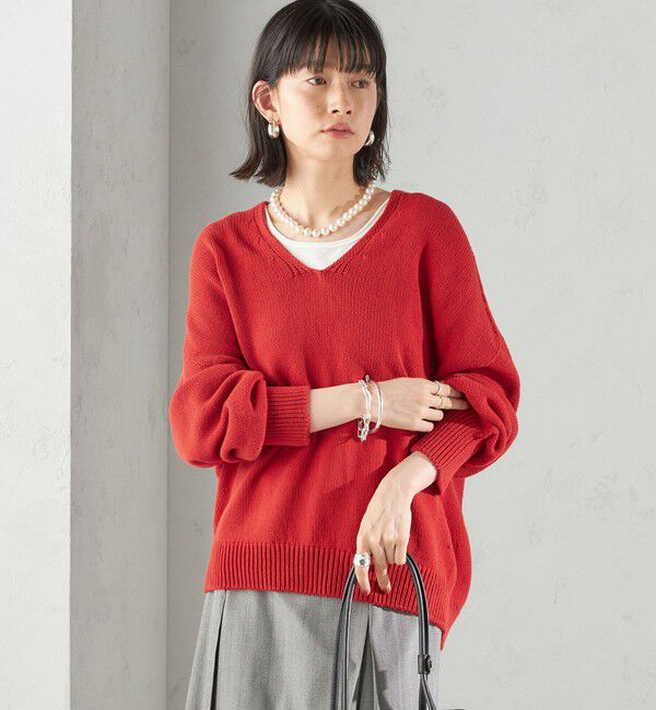 SHIPS for women「〈手洗い可能〉バルキーヤーン プルオーバー」|ニット・セーター|