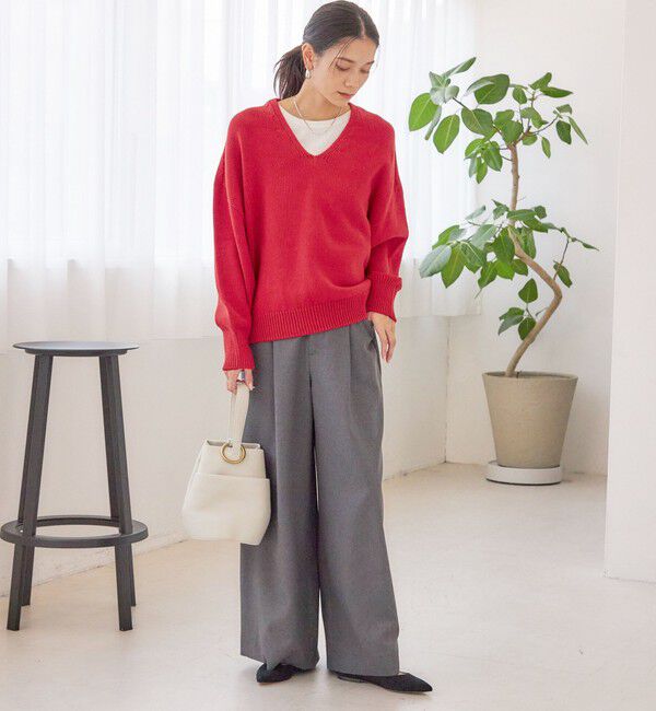 SHIPS for women「〈手洗い可能〉バルキーヤーン プルオーバー」|ニット・セーター|