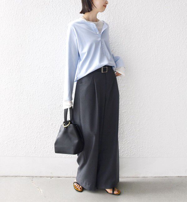 SHIPS for women「レイヤード ライク ヘンリーネック プルオーバー」|Tシャツ・カットソー|