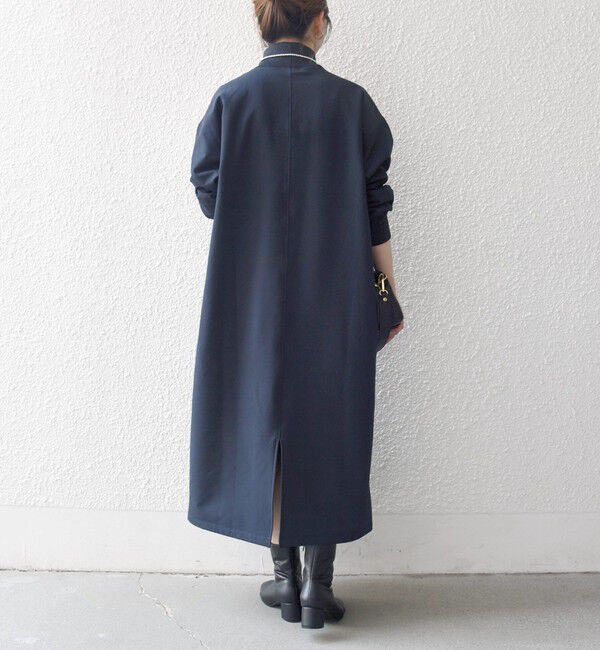 SHIPS any「SHIPS any:〈洗濯機可能〉裏起毛 リブ ハイネック ワンピース」|ワンピース|