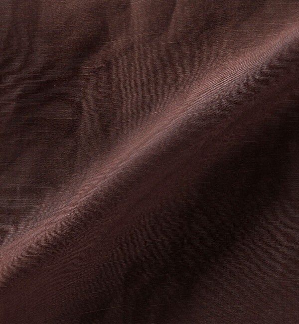 SHIPS for women「《一部追加予約》〈手洗い可能〉IMPERIAL LINEN 混 バンドカラー スキッパー シャツ」|シャツ・ブラウス|