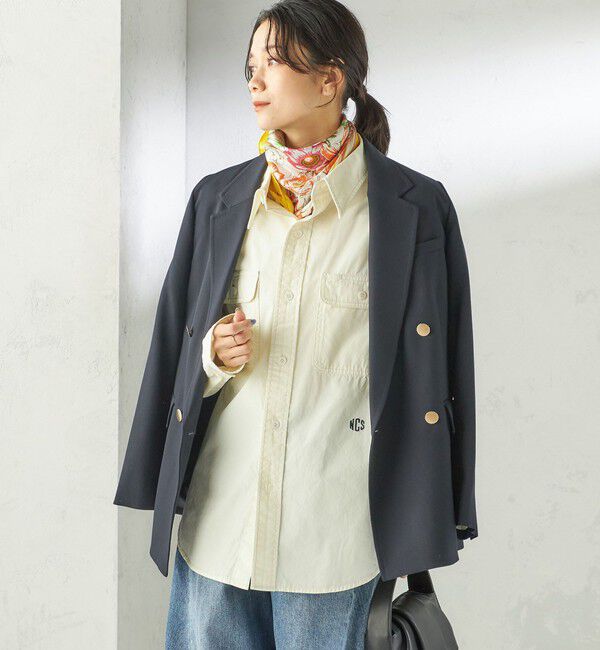 SHIPS for women「NINE CASE:〈洗濯機可能〉製品染め シャツ」|シャツ・ブラウス|