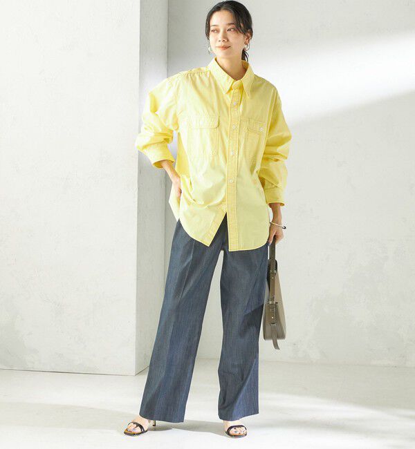 SHIPS for women「NINE CASE:〈洗濯機可能〉製品染め シャツ」|シャツ・ブラウス|