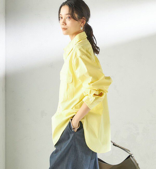 SHIPS for women「NINE CASE:〈洗濯機可能〉製品染め シャツ」|シャツ・ブラウス|