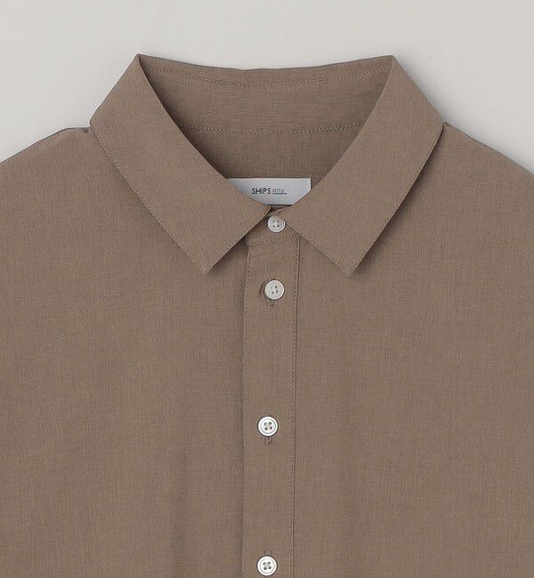 SHIPS any「SHIPS any:〈吸水速乾〉Rapidry ボタンダウン レギュラーカラー 半袖 シャツ(セットアップ対応)◇」|シャツ・ブラウス|