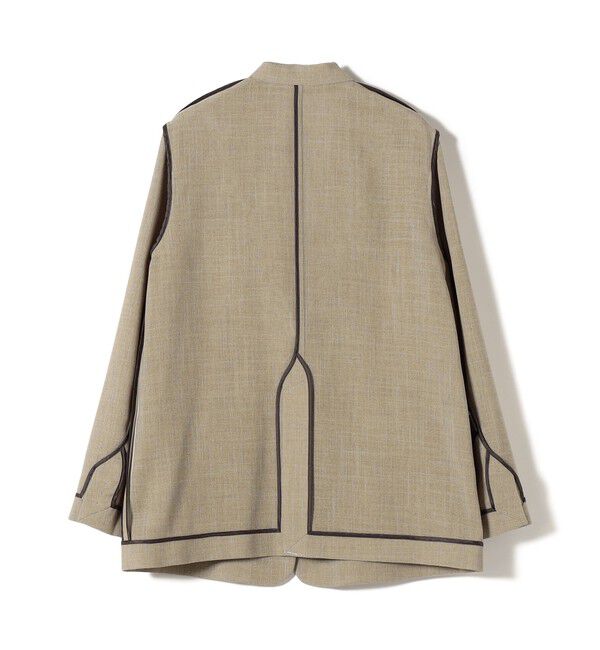 SHIPS for women「〈吸水速乾・手洗い可能〉麻調 ドンゴロス 2釦 ジャケット 2」|テーラードジャケット|