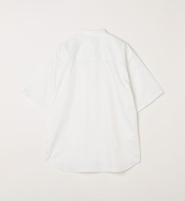 SHIPS any「SHIPS any:〈ストレッチ〉Primeflex(R) JAPAN MADE バンドカラー ポケット 半袖 シャツ◆」|シャツ・ブラウス|