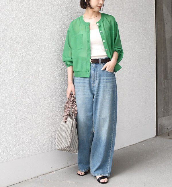 SHIPS Colors 「《予約》SHIPS Colors:フリルハンドル メッシュ トート◆」|トートバッグ|