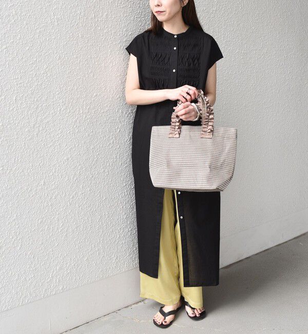 SHIPS Colors 「《予約》SHIPS Colors:フリルハンドル メッシュ トート◆」|トートバッグ|