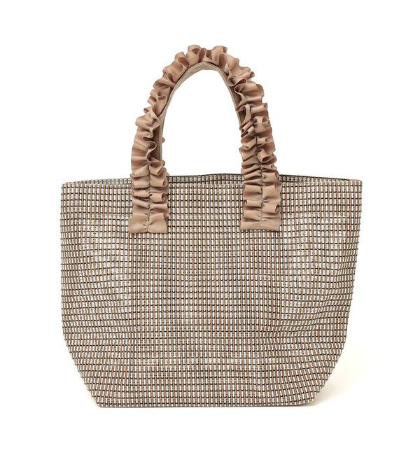 SHIPS Colors 「《予約》SHIPS Colors:フリルハンドル メッシュ トート◆」|トートバッグ|