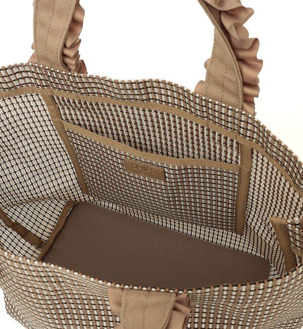 SHIPS Colors 「《予約》SHIPS Colors:フリルハンドル メッシュ トート◆」|トートバッグ|