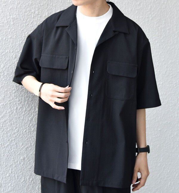 SHIPS any「SHIPS any:〈通気性/遮熱/吸水速乾〉CALCULO(R) サマー トロピカル ポケット シャツ(セットアップ対応)◆」|シャツ・ブラウス|