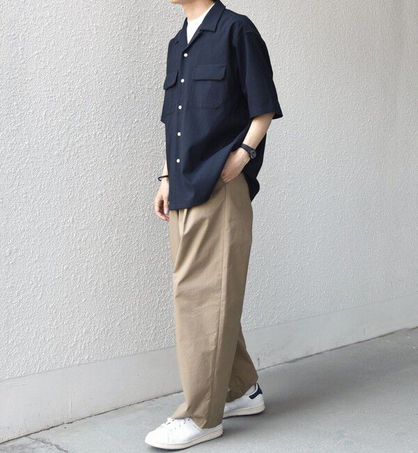 SHIPS any「SHIPS any:〈通気性/遮熱/吸水速乾〉CALCULO(R) サマー トロピカル ポケット シャツ(セットアップ対応)◆」|シャツ・ブラウス|