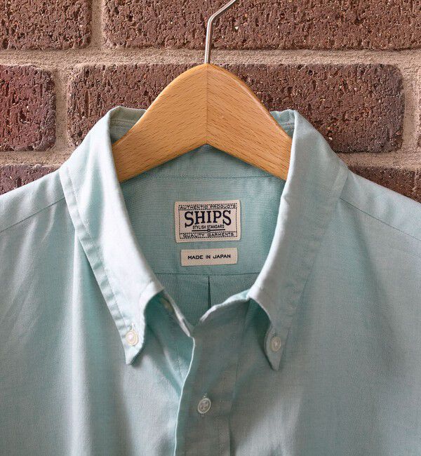 SHIPS「SHIPS: AUTHENTIC ピンオックス ボタンダウン ショートスリーブ シャツ」|シャツ・ブラウス|