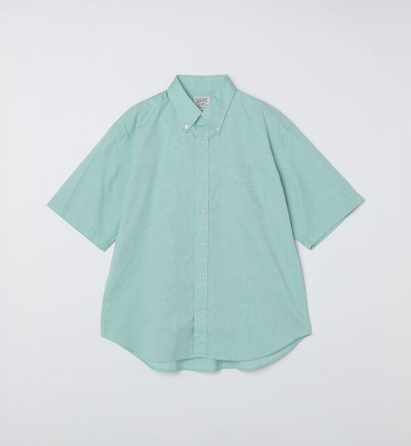 SHIPS「SHIPS: AUTHENTIC ピンオックス ボタンダウン ショートスリーブ シャツ」|シャツ・ブラウス|