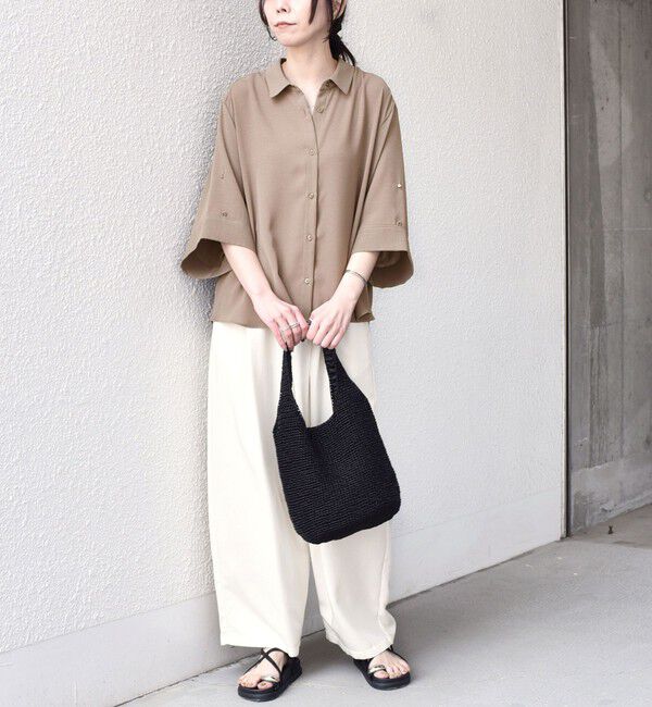 SHIPS Colors 「《予約》SHIPS Colors:トゥリング クロス ストラップ サンダル◆」|サンダル|