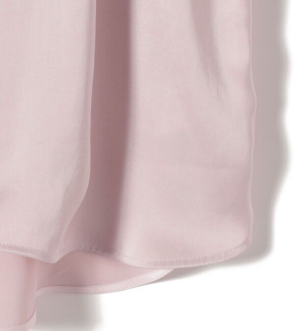 SHIPS for women「《予約》【WEB限定】〈手洗い可能〉ヴィンテージ サテン 襟 タック デザイン ブラウス」|シャツ・ブラウス|