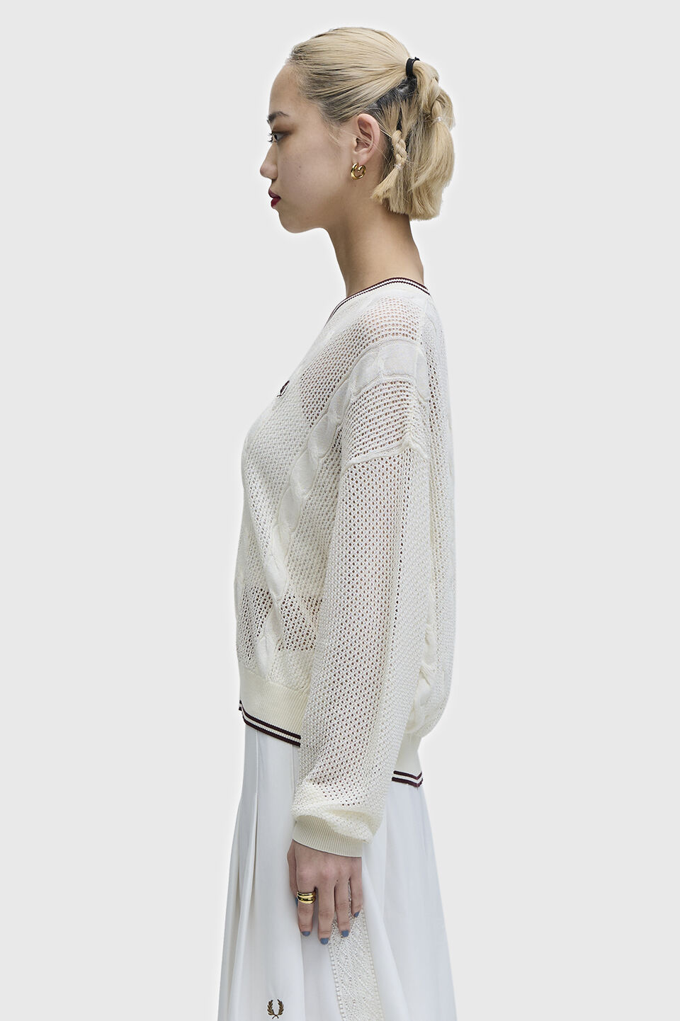 FRED PERRY 「Mesh Cable Knit Jumper」|ニット・セーター|