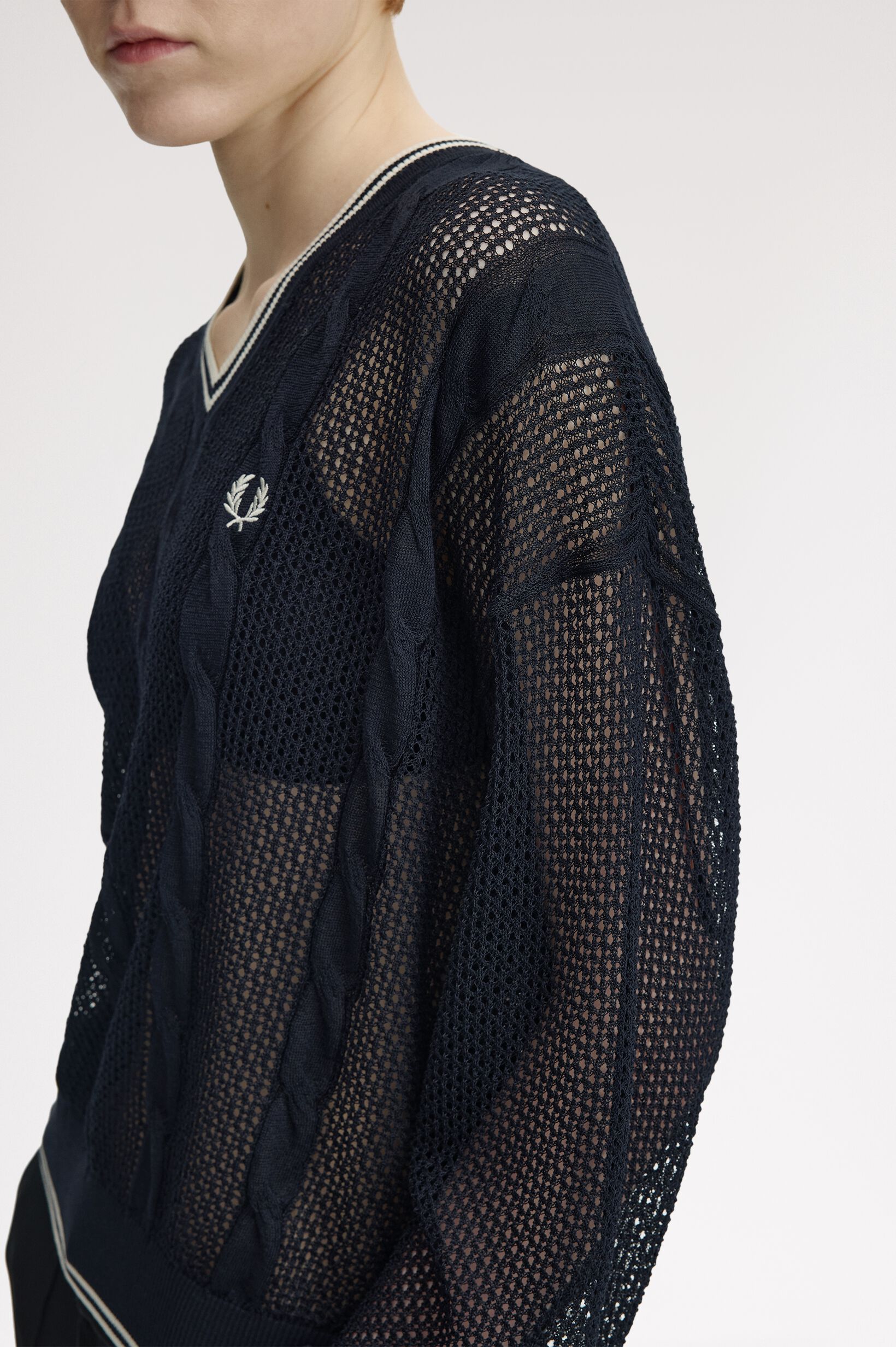 FRED PERRY 「Mesh Cable Knit Jumper」|ニット・セーター|