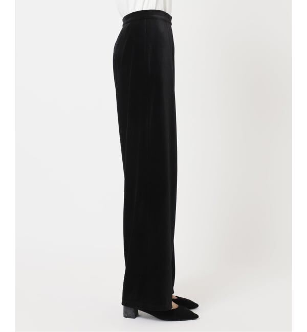 OUTDOOR PRODUCTS Usual Things「ベロアフレアパンツ」|スラックス|