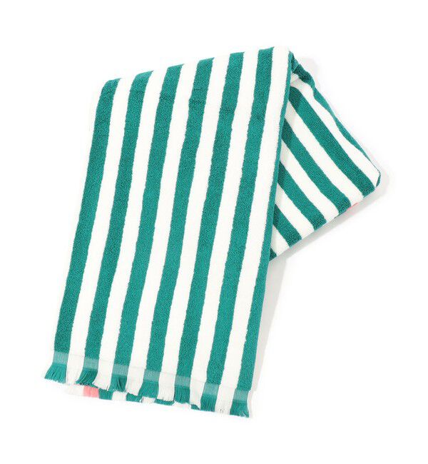 TOMORROWLAND HOME「コットンストライプバスタオル」|タオル|