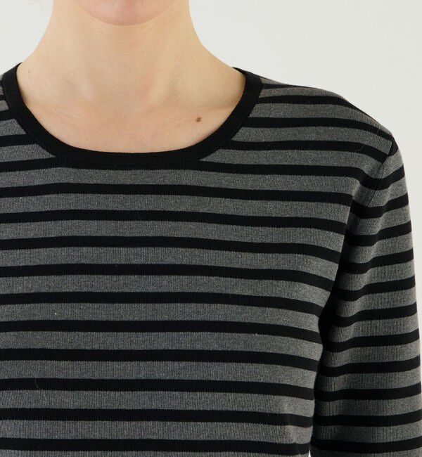 GALERIE VIE「シーアイランドコットン ハーフスリーブプルオーバー」|ニット・セーター|