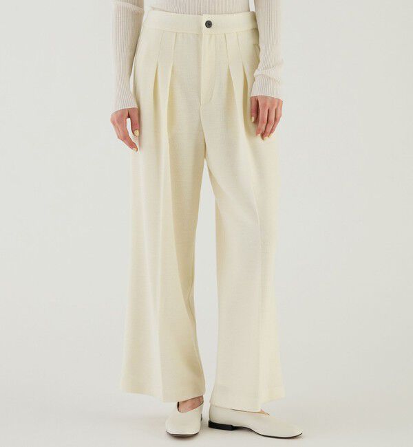 GALERIE VIE「ウールカノコ タックイージーパンツ」|その他|