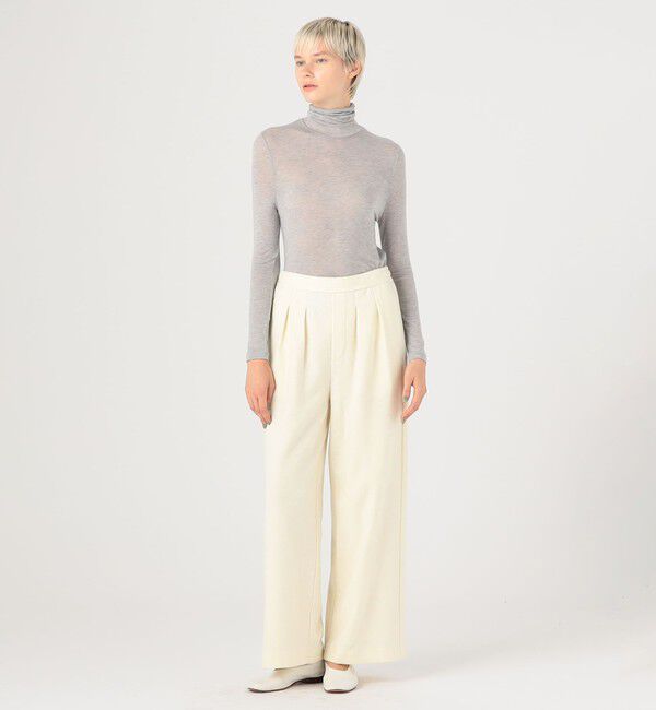 GALERIE VIE「ミルドスムース タックワイドパンツ」|その他|