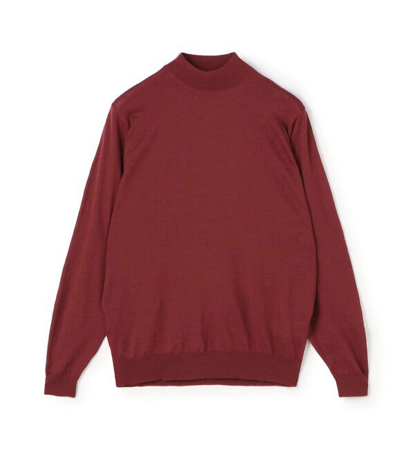 TOMORROWLAND BUYING WEAR「JOHN SMEDLEY KILDAY メリノウール モックネックプルオーバーニット」|ニット・セーター|39 WOOLF RED