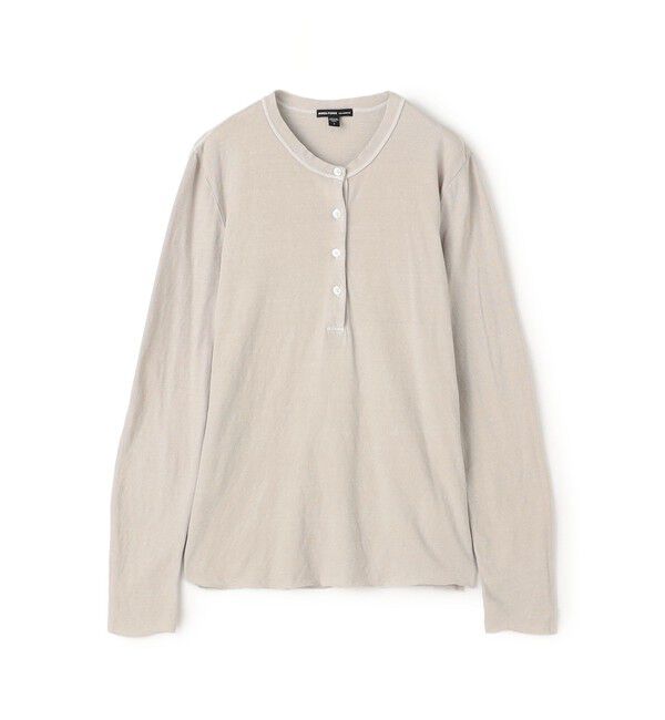 JAMES PERSE「スラブジャージーチュニックヘンリーネックプルオーバー WJD3285」|Tシャツ・カットソー|15 グレー