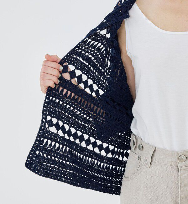 GALERIE VIE「【WEB先行予約】コットンクロシェ カラーレスジャケット」|カーディガン|