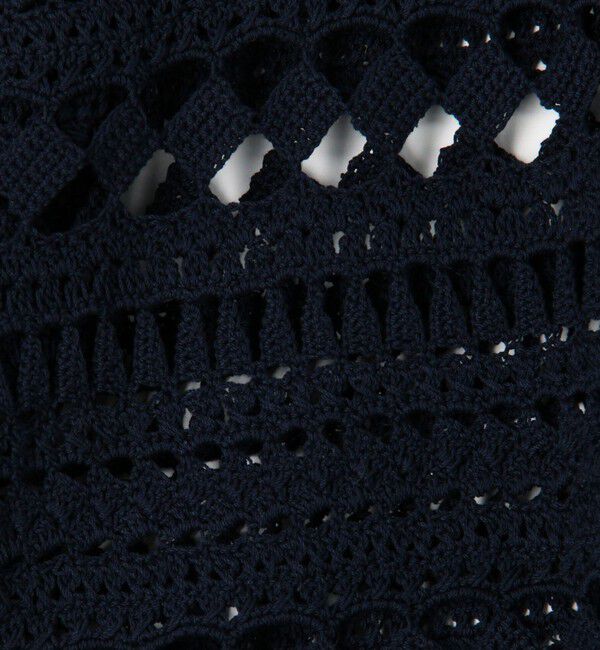 GALERIE VIE「【WEB先行予約】コットンクロシェ カラーレスジャケット」|カーディガン|