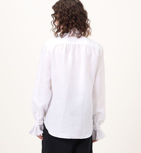 TOMORROWLAND BUYING WEAR「BOURRIENNE BOUDOIR リネン フリルシャツ」|シャツ・ブラウス|