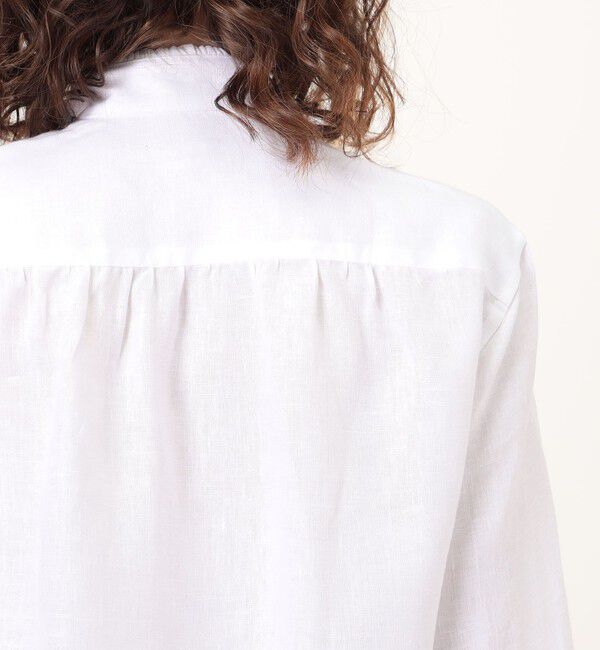 TOMORROWLAND BUYING WEAR「BOURRIENNE BOUDOIR リネン フリルシャツ」|シャツ・ブラウス|