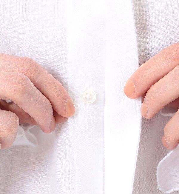 TOMORROWLAND BUYING WEAR「BOURRIENNE BOUDOIR リネン フリルシャツ」|シャツ・ブラウス|