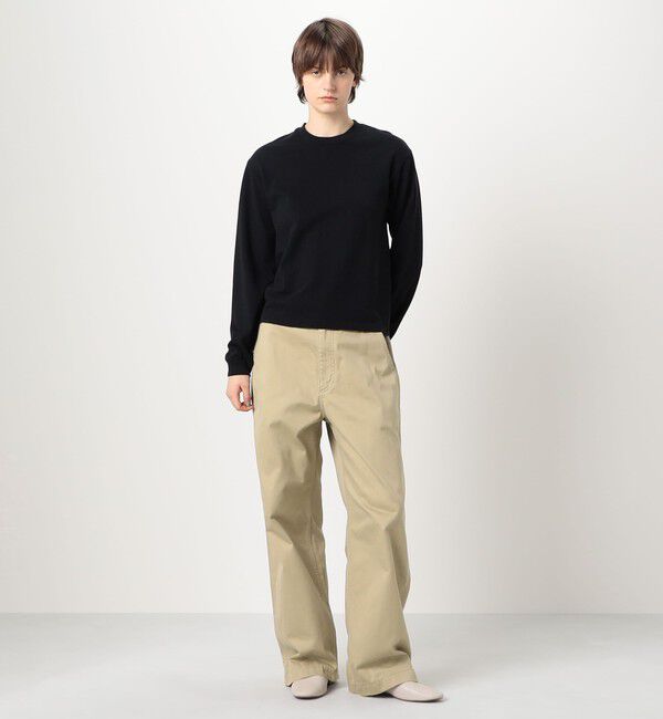 GALERIE VIE「コットン吊り天竺 ロングスリーブプルオーバー」|Tシャツ・カットソー|