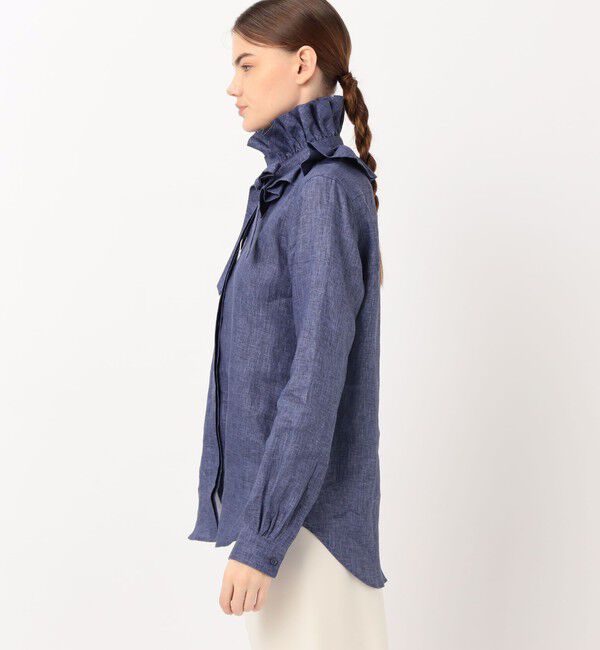 TOMORROWLAND BUYING WEAR「BOURRIENNE PASTEL LIN MARINE リネンブラウス」|シャツ・ブラウス|