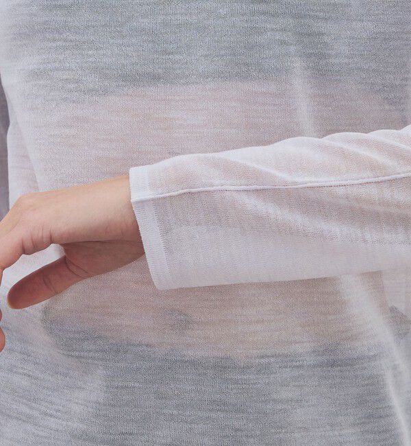 DES PRES「ハイツイストウールポリエステル ラウンドネックプルオーバー」|ニット・セーター|