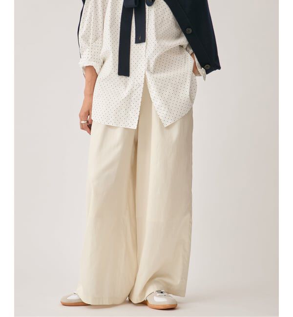 VERMEIL par iena「シルクライクサテン リラックスパンツ」|その他|