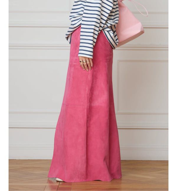 IENA LA BOUCLE「IENA LA BOUCLE ゴートスエードタイトスカート」|スカート|