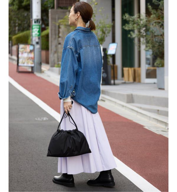 SLOBE IENA「切り替えボリュームスカート」|スカート|